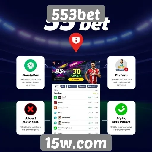 Análise das funcionalidades do site 553bet